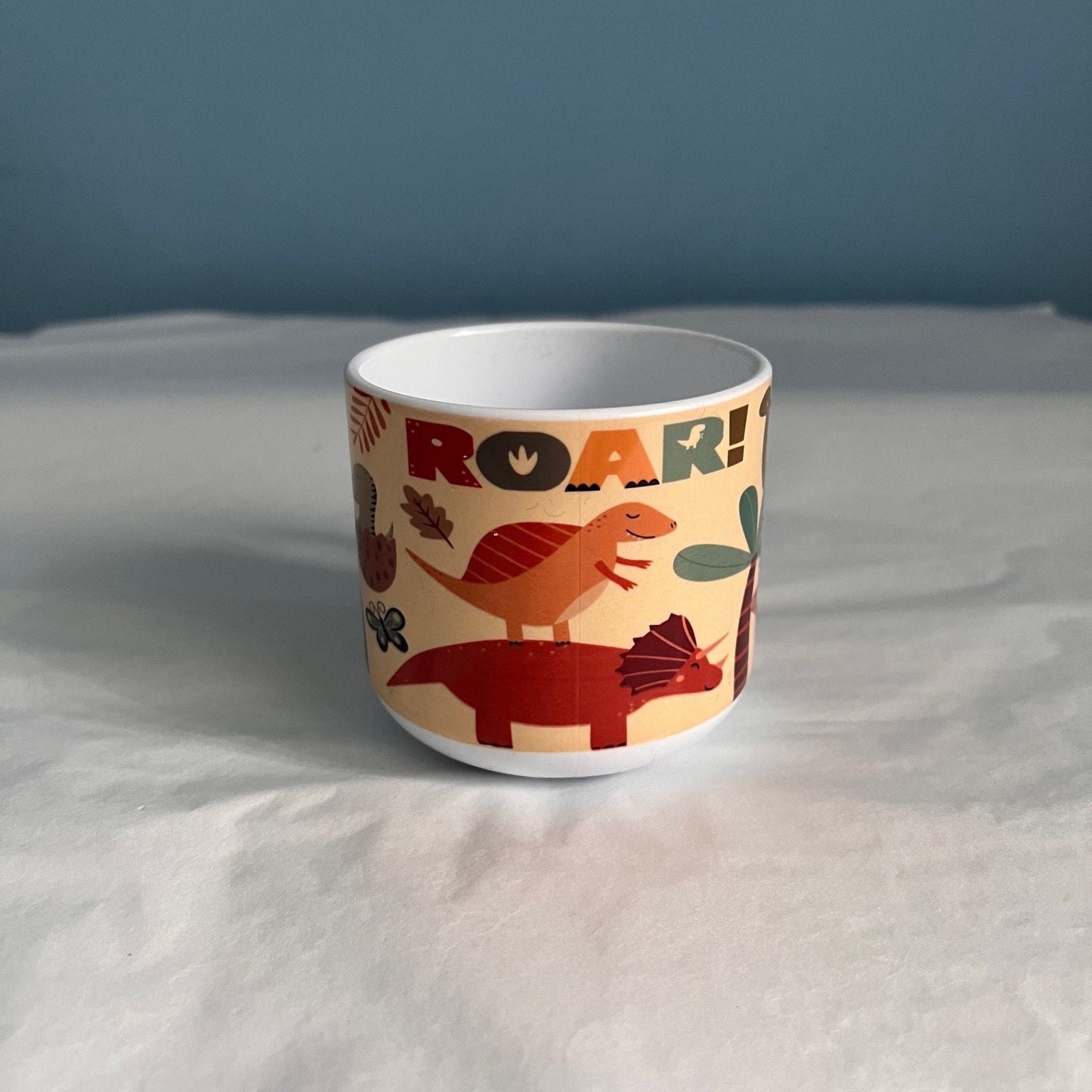 Kids Dinosaur Unbreakable Mug / Boho Dino Mug / Hot Chocolate Mug / Unique Gift For Her Him 6oz Polymer Mug